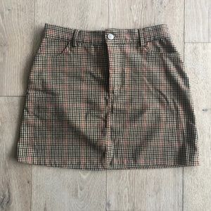 John Galt Patterned Skirt